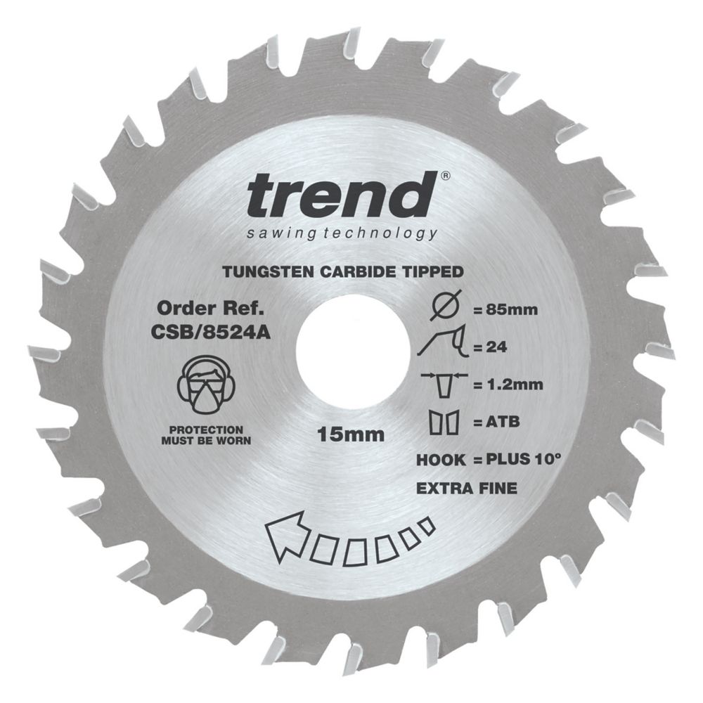 Trend Craftpo Csb A Wood Thin Kerf Circular Saw Blade For Cordless