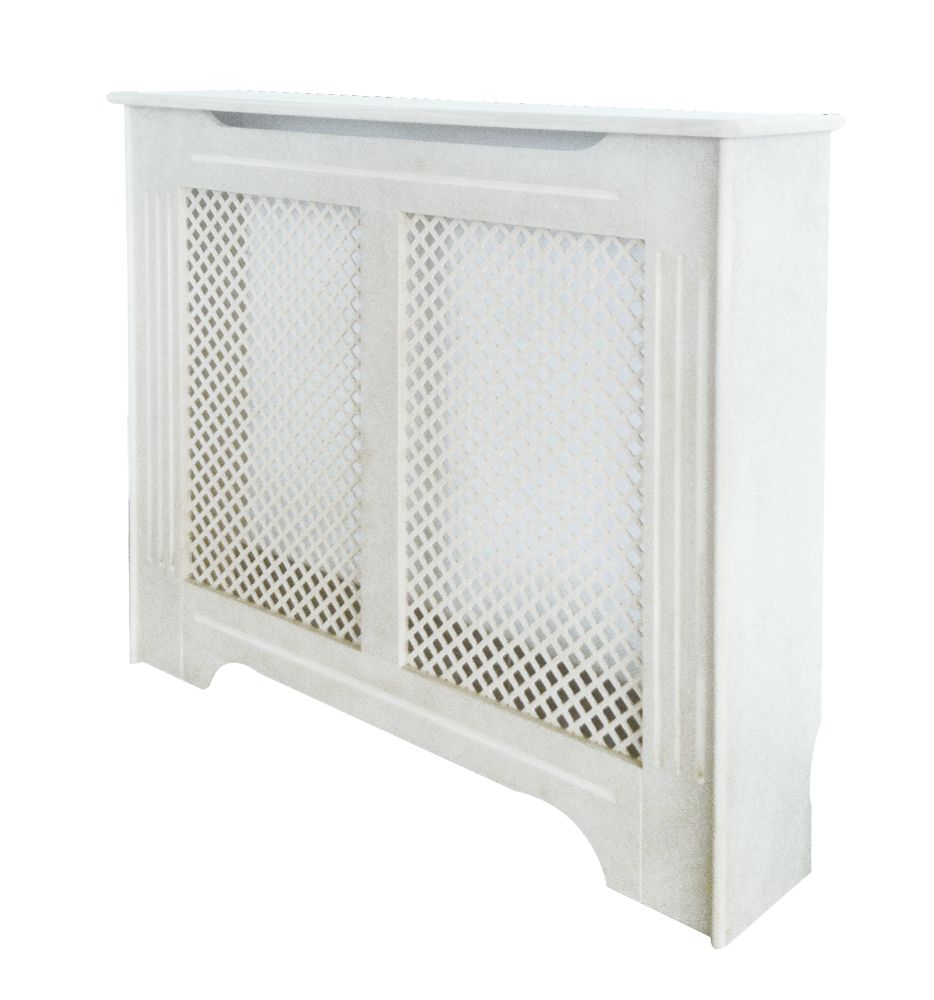 Victorian Radiator Cabinet White 1220 X 210 X 918mm Radiator