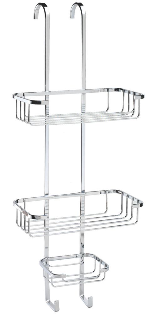 Croydex 3 Tier Hook Over 3 Tier Basket Chrome Bathroom Accessories Screwfix Ie