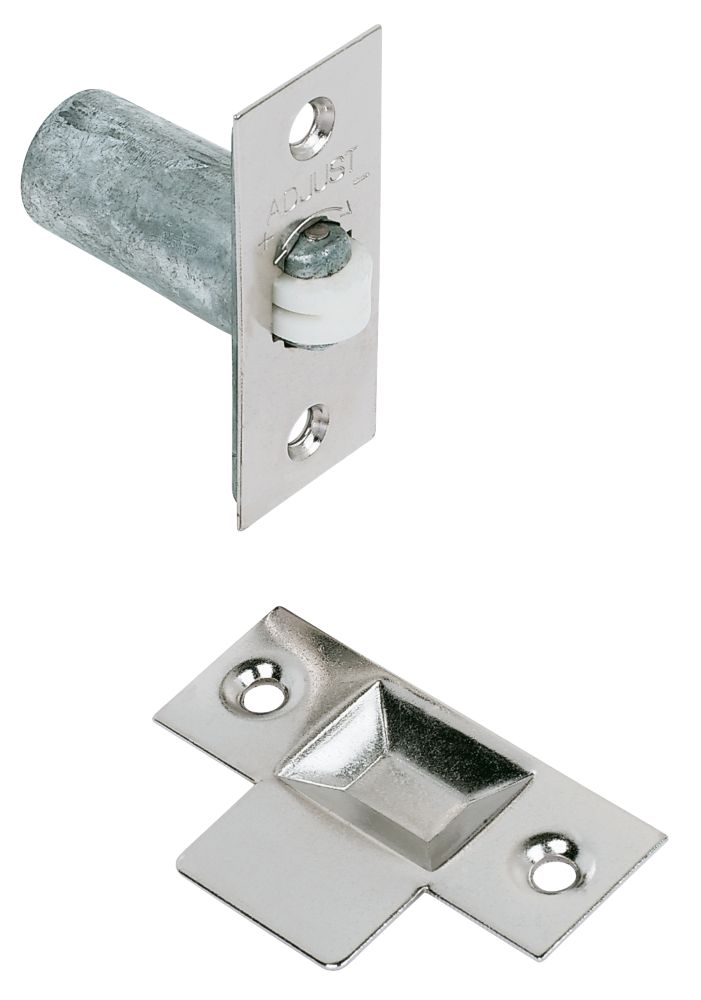 Adjustable Roller Catch Nickel Plated 23mm 5 Pack Door Catches