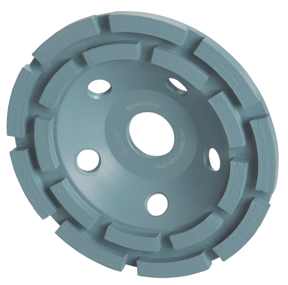 Segmented Diamond Grinding Cup 125 X 22 2mm Grinding Discs Screwfix Ie