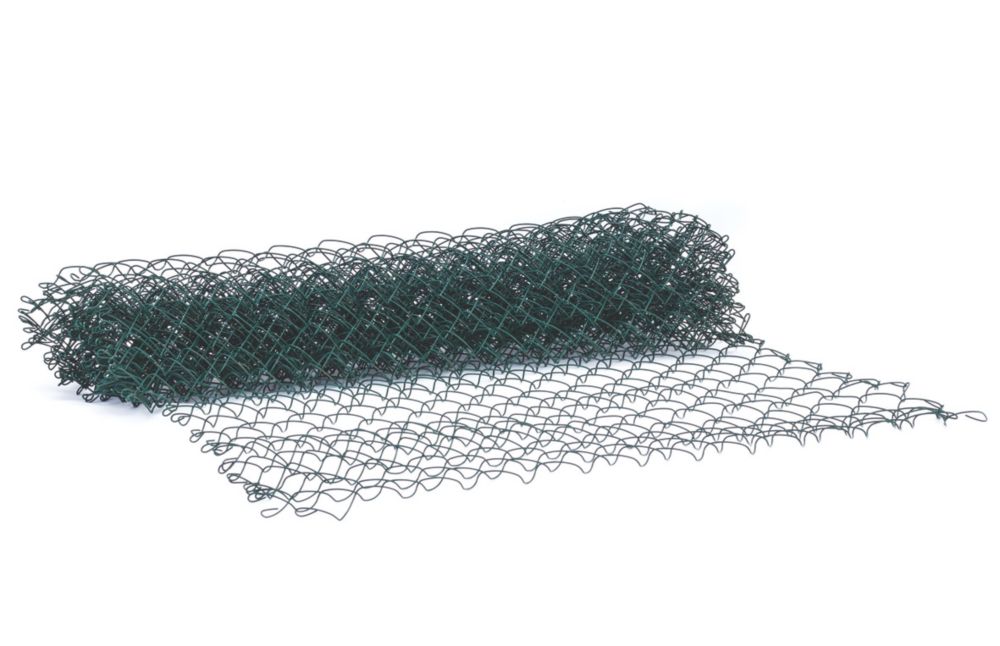 Apollo 50mm Plastic Coated Chain Link Fencing 1 2 X 10m Wire Mesh Screwfix Ie