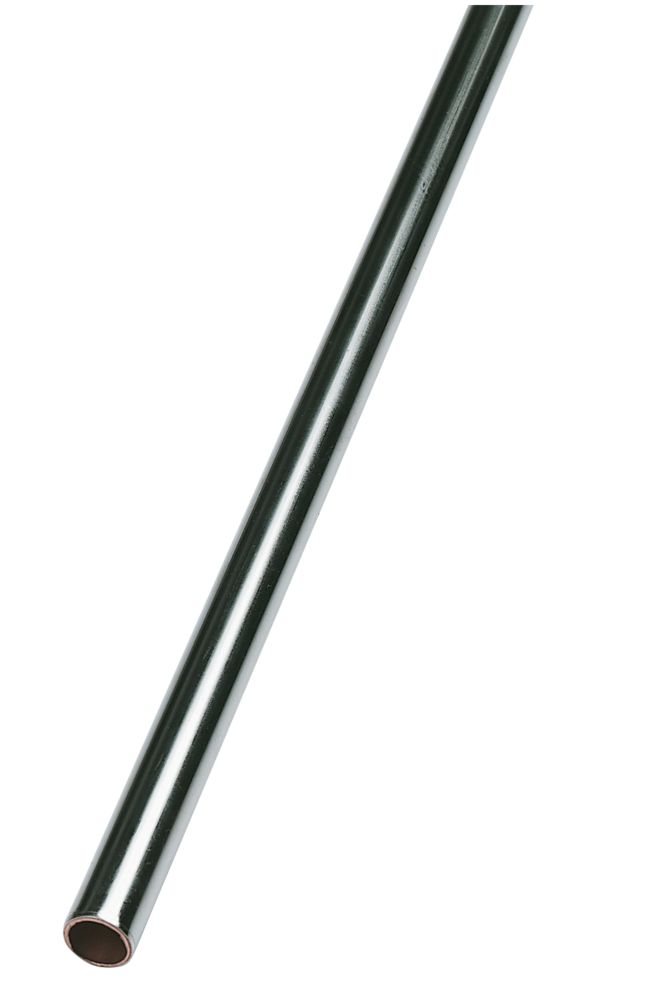 Wednesbury Chrome Pipe 15mm X 2m Copper Pipe Screwfix Ie