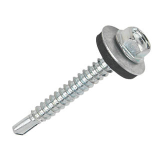 Tek screws self drilling screw hex head 5.5 x 25mm long drill point,pack of 100