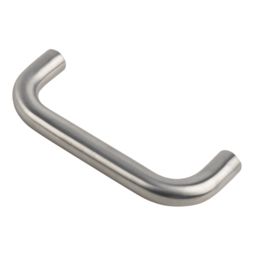 Eurospec Fire Rated D Pull Handle Satin Stainless Steel 19mm x 169mm