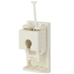 Philex Cat 5e 1 Port RJ45 Ethernet Socket White