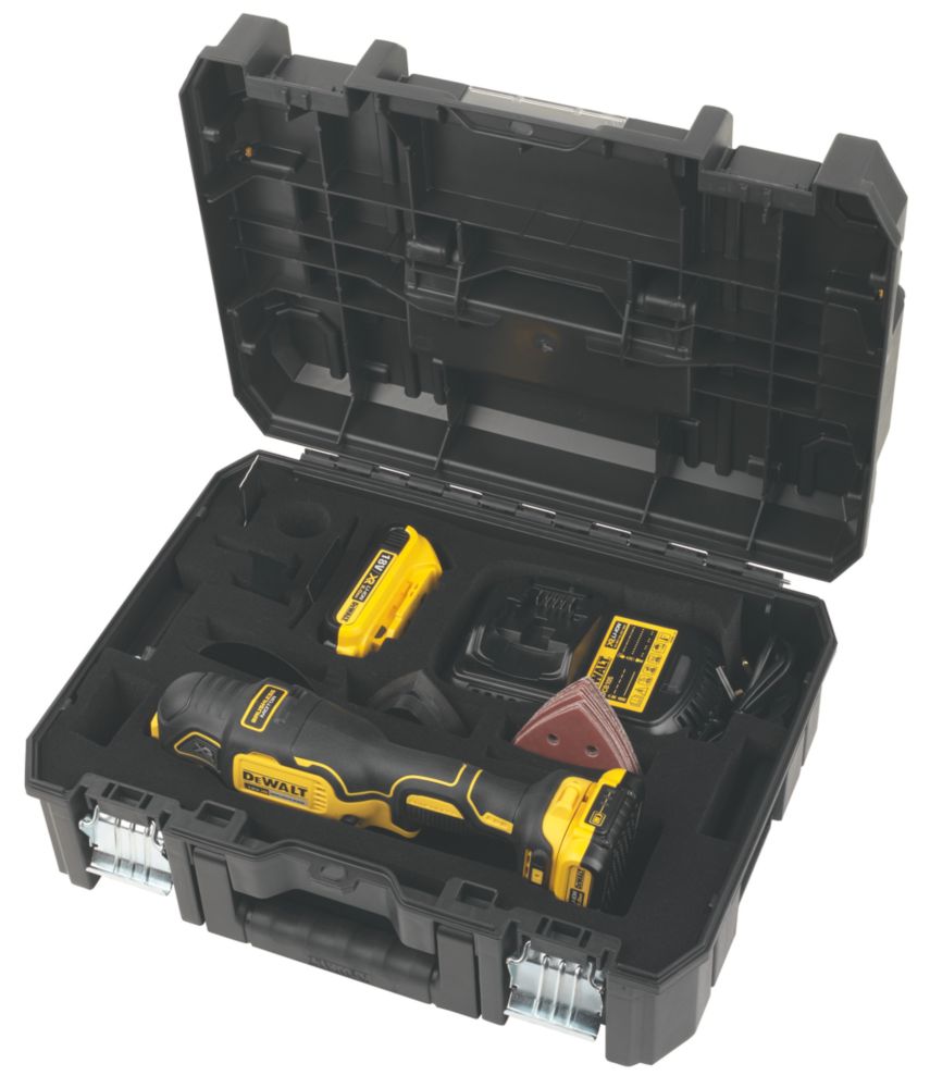 DeWalt DCS355D2 GB 18V 2 x 2.0Ah Li Ion XR Brushless Cordless Multi Tool Screwfix
