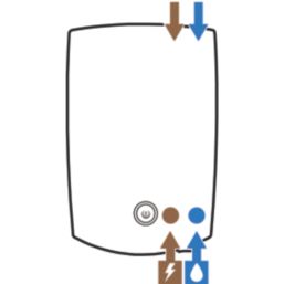 Mira Advance  White 8.7kW Thermostatic Electric Shower