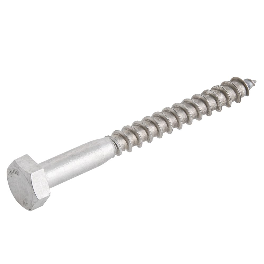 Easydrive Hex Bolt SelfTapping Coach Screws 10mm x 100mm 10 Pack