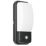 Enlite UtiliteX Outdoor Rectangular LED Security Bulkhead With PIR Sensor Black 10W 880lm