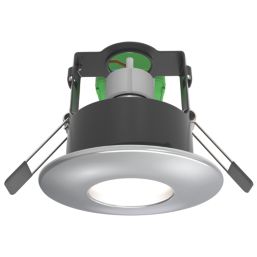 4lite WiZ Connected Fixed  Fire Rated LED Smart Downlight Polished Chrome 4.9W 345lm
