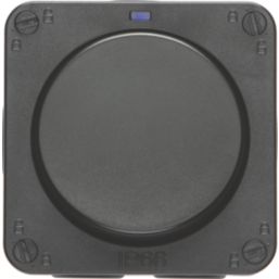 Knightsbridge  IP66 20AX 1-Gang 2-Way Weatherproof Outdoor Switch with LED