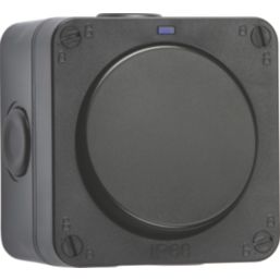 Knightsbridge  IP66 20AX 1-Gang 2-Way Weatherproof Outdoor Switch with LED