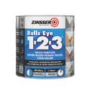 Zinsser Bulls Eye 1-2-3 2.5Ltr White Matt Stain Block Interior & Exterior Multi Surface Primer