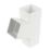 FloPlast  Square Pipe Branch White 65mm