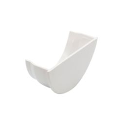 FloPlast  Square Internal Stop End White 114mm