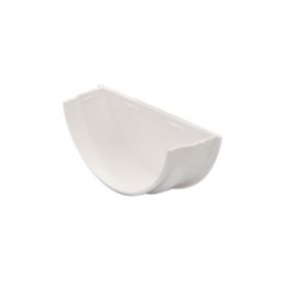 FloPlast  Square Internal Stop End White 114mm