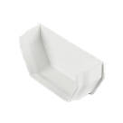FloPlast  Square Internal Stop End White 114mm