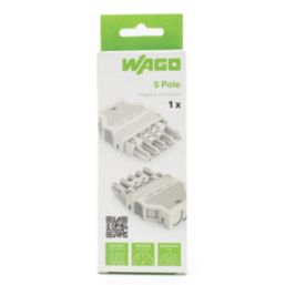 Wago Winsta Midi 25A 5-Way Push-Wire Pluggable Connector