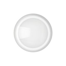 Robus Golf Express Modular Indoor & Outdoor Round LED Bulkhead Light With Microwave Sensor White 10-18W 1190-2000lm