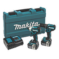 Makita DLX2221ST 18V 2 x 5.0Ah Li-Ion LXT Brushless Cordless Twin Pack