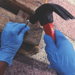 Site SDG230 Nitrile Powder-Free Disposable Gloves Blue Small 100 Pack