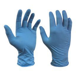 Site SDG230 Nitrile Powder-Free Disposable Gloves Blue Small 100 Pack