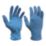 Site SDG230 Nitrile Powder-Free Disposable Gloves Blue Small 100 Pack