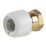 Hep2O  Plastic Push-Fit Adapting Female Coupler 22mm x 3/4"