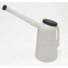 Hilka Pro-Craft ABS Plastic Measuring Jug with Spout White 2Ltr