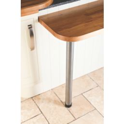 Rothley Worktop Leg Pewter 870-895mm
