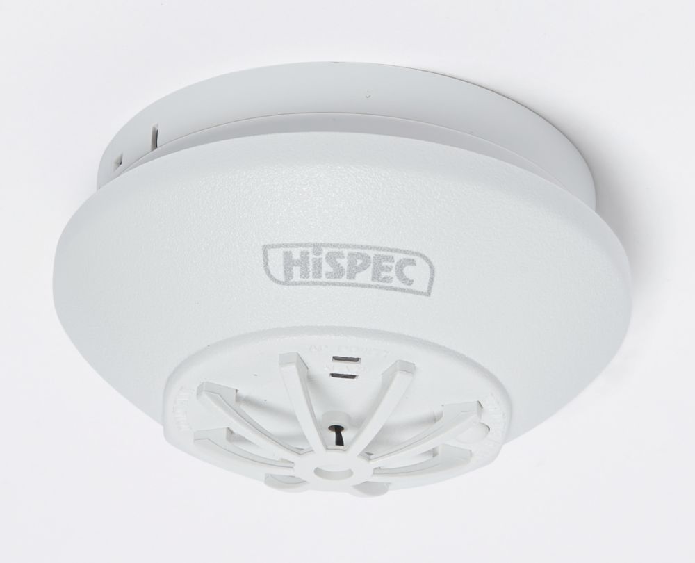 Hispec Fast Fix PH/FF10 Mains Interlinked Smoke and Heat Alarm - Screwfix