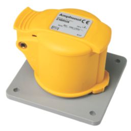 Amphenol 16A 2P+E Panel Socket 130V