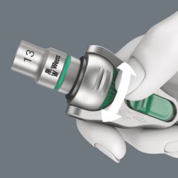 Wera 8000 C Zyklop Speed SB 1/2" Drive 5-in-1 Ratchet 277mm