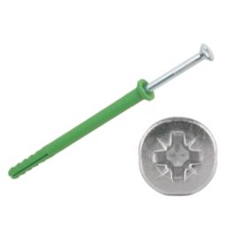 Fischer  Plastic Hammerfix N Green 6mm x 80mm 45 Pack