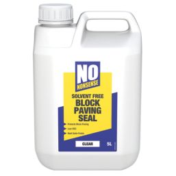 No Nonsense  Solvent-Free Block Paving Seal Clear 5Ltr