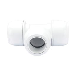 Hep2O  Plastic Push-Fit Equal Keyless Tee 28mm