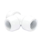 Hep2O  Plastic Push-Fit Equal Keyless Tee 28mm