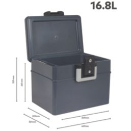 Yale 16.8Ltr Water-Resistant Fire Chest Large 405mm x 290mm x 320mm