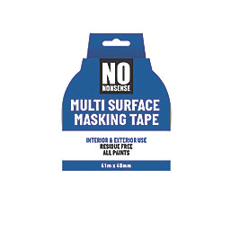 No Nonsense UV & Water Resistant Painters Masking Tape 41m x 48mm