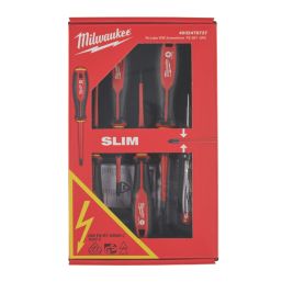 Milwaukee Tri-Lobe Mixed  VDE Screwdriver Set 5 Pieces