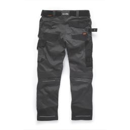 Scruffs Pro Flex Holster Work Trousers Graphite 32" W 32" L