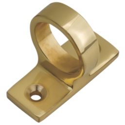 Smith & Locke Sash Window Handles Polished Brass 42mm x 33mm 10 Pack
