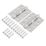 Eclipse  Satin Stainless Steel Grade 13 Fire Rated Ball Bearing Hinges 102mm x 76mm 2 Pack