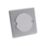 MagCharge Charging Socket 1-Gang 13A Satin Chrome with Grey Inserts