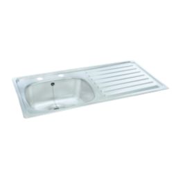 Carron Phoenix  1 Bowl Stainless Steel Kitchen Sink  940mm x 485mm