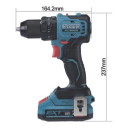 Erbauer ECCD18-Li 18V 1 x 2.0Ah Li-Ion EXT Brushless Cordless Combi Drill
