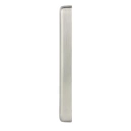 Hager Sollysta WRGP2BS 2-Module Grid Faceplate Brushed Steel