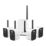 Swann SWNVK-MRMINISD4-EU 32GB SD Card 8-Channel 4K CCTV Long Range Wireless Security System & 4 x 4K Indoor & Outdoor Cameras