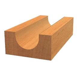 Bosch Standard for Wood 1/4" Rounding-Over Core Box Bit 15.9mm x 12.3mm